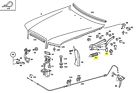 1268870079 1268800228 Mercedes Hood Hinge Assembly Right New Oem Sedan