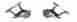 310-1570-p Auto Metal Direct Hood Hinge Cuda Challenger E-body Amd Hinges Shaker Rallye Sport Flat 3101570p
