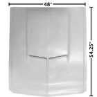 3641u Dynacorn Mustang Hood Smc Fiberglass Scoop Style Frame
