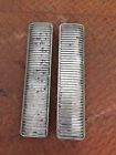 398460 Gm Olds Cutlass Chrome Hood Louver Fake Vents Inserts Original