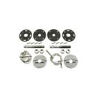 44-38189-1 Scott Drake Mustang Billet Aluminum Hood Pin Kit