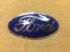 48-8212 Ford Motor Company Original Hood Blue Oval Ornament Chrome And