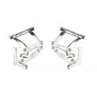 57-154088-1 Chevy Hood Hinges Polished Stainless Steel Eckler