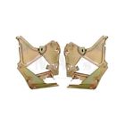 66-33781-1 Ford Thunderbird Hood Hinges Yellow Cadmium Plated Right Left Eckler