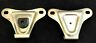 68-16628-ks Bob Drake Reproductions Ford Front Hood Bracket With Bumper Stainless