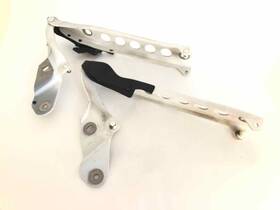 4h0823302k Audi 4h0823301k 2011-2018 A8 Hood Hinge Pair Lh Rh Ibis White Ly9c
