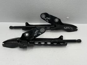 4h0823302 Audi 2011-2018 A8 A8l Front Left And Right Hood Hinge Bonnet Set Black 1463 Oem