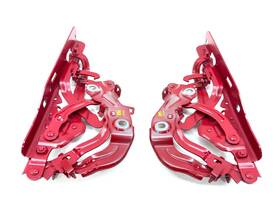 8s0823301b Audi 2016-2023 Tt Tts Ttrs Left Right Set Of 2 Hood Bonnet Hinges Red Oem
