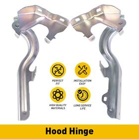 Ni1236191 Auxito New Driver And Passenger Side Hood Hinge Set For 2019-2021 Altima