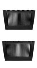 B20350-3 B20350-4 Upi Pair Ford Louvers Hood Sides Fits All Car And