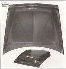 B6c-16612-a Oval Industries Ford Pickup Truck New Steel Hood
