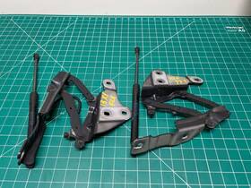 2990344 Bmw 12-15 E84 X1 Front Left And Right Hood Hinge With Shock Absorber Pair Set Oem