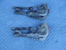 41611900683 Bmw 41611900683/4 E28 535i 533i 528e 535is M5 Hood Hinge Set Black R&l Both Working Right Nla
