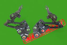 41617210730 Bmw 2011-2017 X3 F25 Front Right Left Hood Hinge Hinges Set 2 Pair