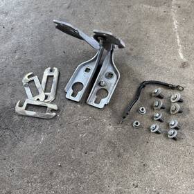 41618135070 Bmw 91-99 E36 3 Series M3 Sedan Front Engine Hood Hinge Set Arctic Silver Oem