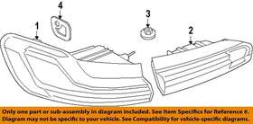 63219477865 Bmw Oem 19-20 X4 Rear Lamps Combination Tail Lamps-gasket Right