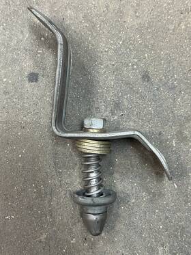 Bomoro 111823507a Front Hood Latch With Pin 1952-1967 Vw Beetle Part Used