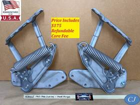 1483838 Cadillac Rebuilt 1965-1966 Hood Hinges With Springs And New Rivets