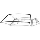 64-182001 Cat Unbranded Mustang Windshield Seal New