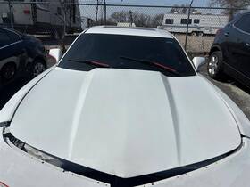 117-01692a Chevrolet Hood With Scoop Ls Gaz-white Fits 14-15 Chevy Camaro 313923 N010