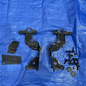 118-00378r Chevrolet 84-96 C4 Corvette Hood Hinge Pair Of Left And Right Bonet Hinges Hardware