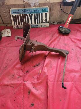 199.gm1s64 Chevrolet 1964 Chevy Bel Air Biscane Impala Hood Latch Release
