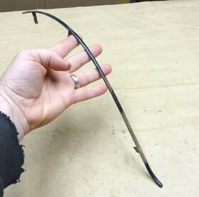 3664608 Chevrolet 1942 1948 Chevy Hood Front Trim Moulding Original Gm Center Seam Molding Nose