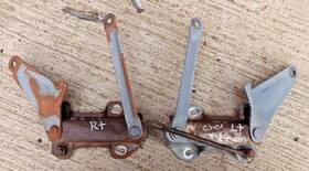 Chevrolet 3697373 1953 1954 Chevy Hood Hinges Original Gm Pair Car