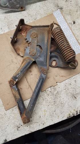 118.ch1s62 Chrysler 62 Newport 300 1962 Pass Side Hood Hinge