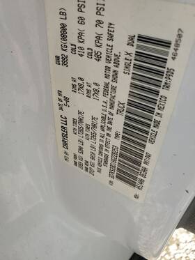 2804578 Dodge Used Cowl Grille Panel Fits 2008 2500 Pickup Grade A