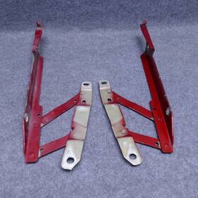55176928af-a Dodge 2005-2011 Dakota Lh And Rh Front Hood Hinges Pair Prh Inferno Red Oem 77541