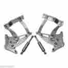 Ems149-31p 1957 57 Chevy Billet Hood Hinges Polished Made In U.s.a