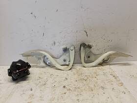 68070290aa Fiat 12-19 500 Oem Front Left Driver And Right Passenger Side Hood Hinge Set #stb1