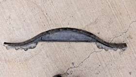 1ba-8327 Ford 1951 Upper Air Deflector Pan / Hood Seal Original