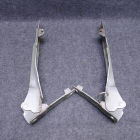 6l24-16801-aa Ford 2002-2005 Explorer Hood Hinge Lh And Rh Pair Set Jp Silver Birch Oem 78978