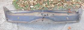 8a-8162 Ford 1949 1950 Lower Hood Latch Plate / Panel Original With Prop Rod