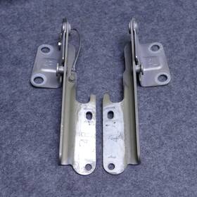 8r33-16801-a Ford 2005-2014 Mustang Coupe Lh And Rh Front Hood Hinge Pair Set Zy Vapor Silver 79474