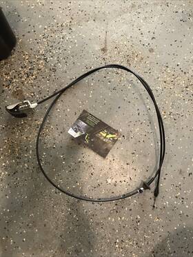912-091 Ford Hood Release Cable And Handle Ranger