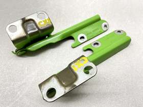 Br33-16800a Ford 2005-2014 Mustang Front Left Right Hood Hinge Set Green Oem