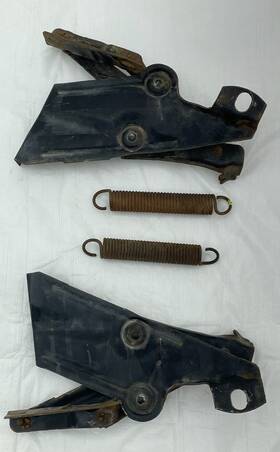 C3az-16798-a Ford 1961-1964 Galaxie Hood Hinges Mercury Marauder Springs Under Lift Support