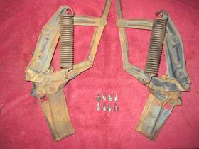 C7sb-16807-a Ford C7sb 16806-a 1967-69 Thunderbird Tbird Hood Hinges Left Lh Right Rh