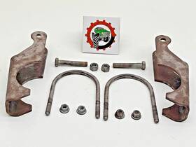 E5ta4a047-bb Ford 87-96 Obs F250 F350 Sterling 10.25 Inch Clamp Lower Shock Mounts With U Bolts