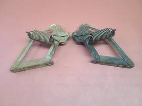 Ebc6oz-16796-7pr Ford 1966-69 Fairlane Hood Hinges Lh-rh Pair Torino Ranchero 1966-70 Falcon
