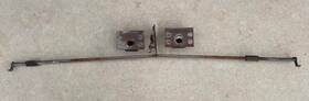 Ford Fomoco Factory Original Oem C1sz-16742-c Thunderbird Hood Latch Release Lever Rod Bracket Kit 1963 63