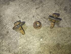 W712050s307 Ford 2001-2007 Escape Mercury Mariner Hood Latch Mechanism Mounting Bolts Nut