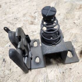 476240 General Motors C3 Corvette Right Hood Latch Release Mechanism Spring Assembly Bracket 77-82 Oem