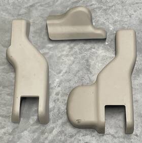 15181095 Gm Drivers 2nd Row Seat Trim Set Of 3 Pcs Color Shale For Escalade 2002-2006
