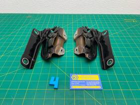 20932058 Gm 13-17 Cadillac Xts - Front Left Right Hood Hinges Pair Set Oem