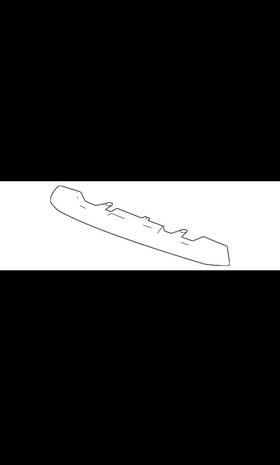 Gm 86564531 Genuine Front Molding Fit Gmc 2500 3500 Hd Oem Nice