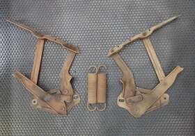 551280 Gm Buick Oldsmobile 1973 Century Hood Hinges Regal Lesabre Centurion Riviera 71 72 73 74 75 76
